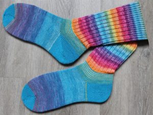 Regenboogsokken maat 40-41