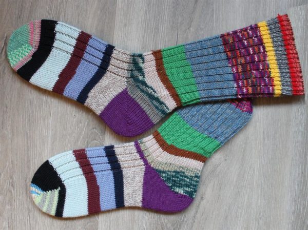 Unieke scrappy socks maat 37=38